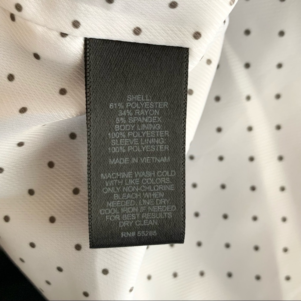 Express One Button Classic Charcoal Gray Blazer - image 8